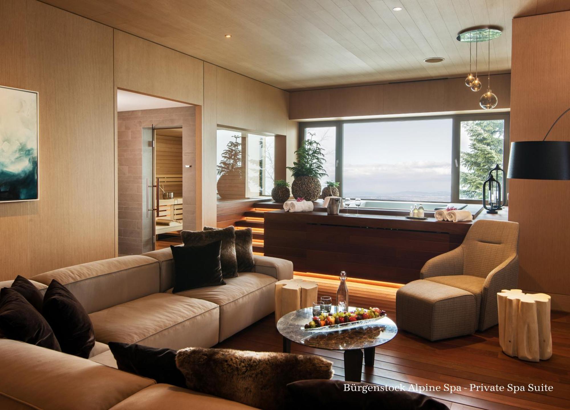 Buergenstock Hotel & Alpine Spa Esterno foto Private Spa Suite