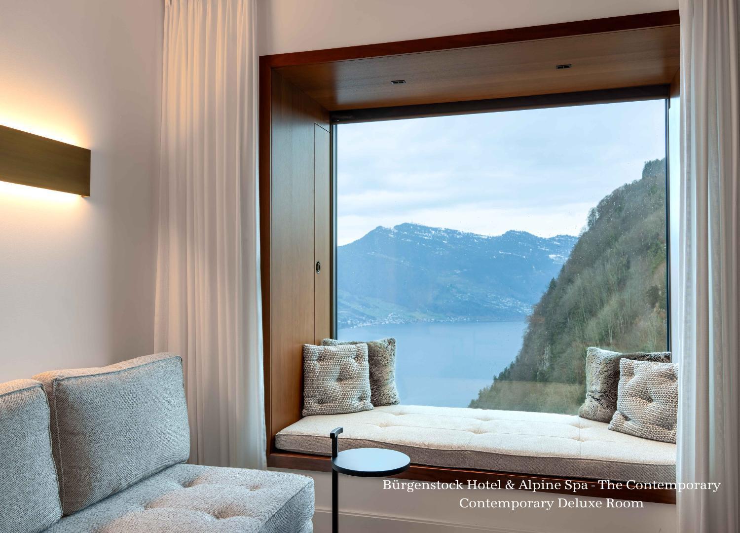 Buergenstock Hotel & Alpine Spa Esterno foto Contemporary Deluxe Room